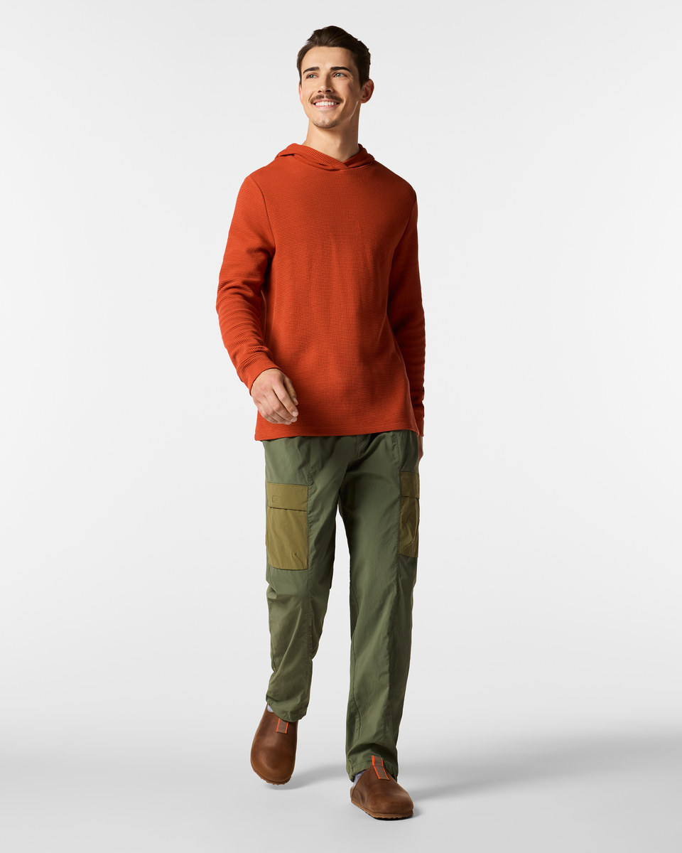 Atajo Long-Sleeve Waffle Hoodie - Men's