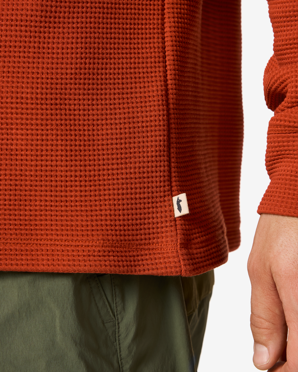 Atajo Long-Sleeve Waffle Hoodie - Men's