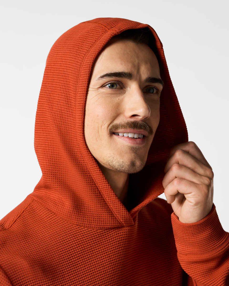Atajo Long-Sleeve Waffle Hoodie - Men's